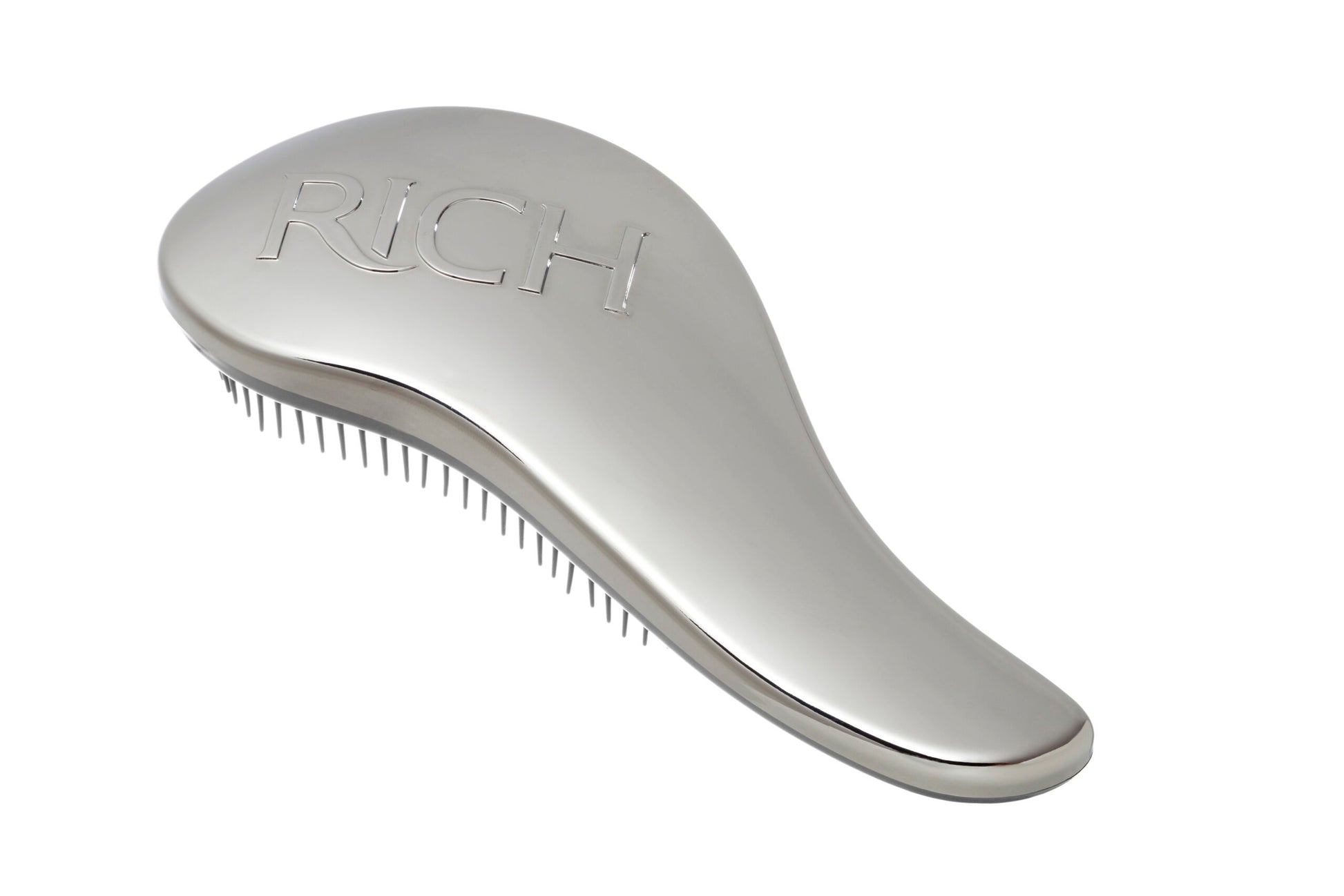 RICH Detangling Hairbrush Silver