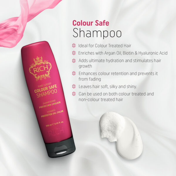 RICH Colour Safe Shampoo 8.45 fl.oz. - Image 2