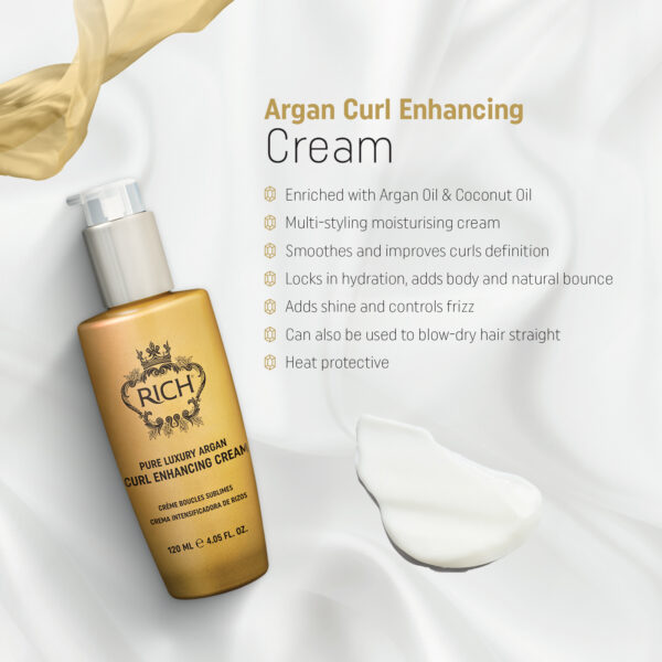 RICH Argan Curl Enhancing Cream 4.05 fl.oz. - Image 2