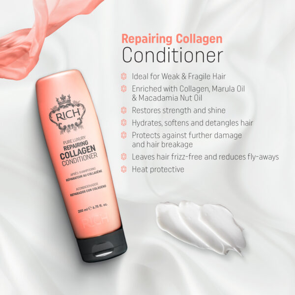RICH Repairing Collagen Conditioner 6.75 fl.oz. - Image 2